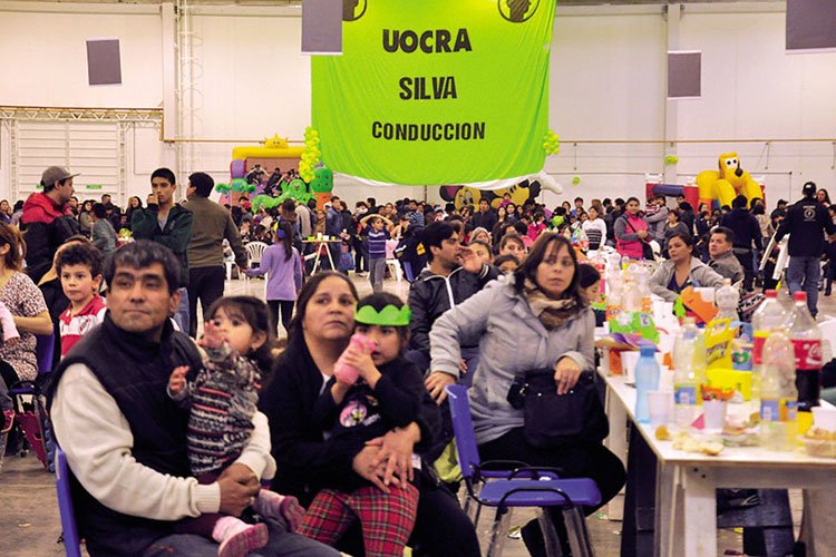 Caramelito en el Día del niño de UOCRA