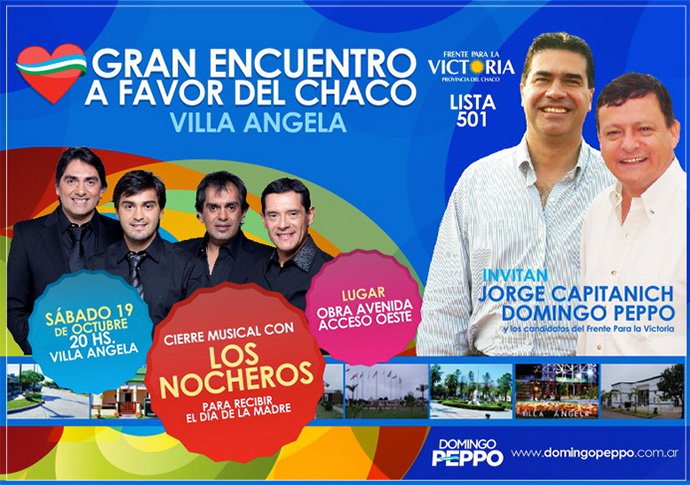 Capitanich campaña Villa Agenla
