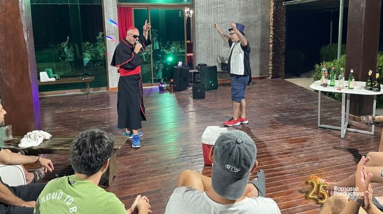 Yayo y Rebo, cumple de 45 de Oscar