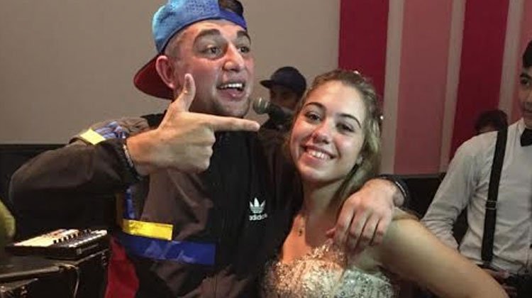 Apache Ness, Tutan-K y Nazareno Mottola en cumpleaños de 15