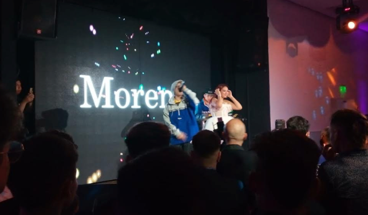 Lucho SSJ en cumpleaños de 15 de Morena
