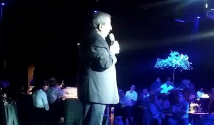 Negro Alvarez en fiesta de CELSUR